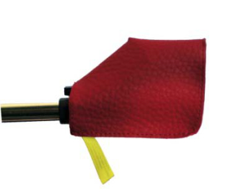 Mündungsabdeckung mit Fahne